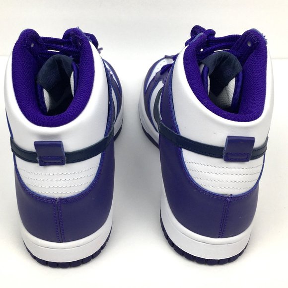 Nike Dunk High GS Electro Purple/Midnight Navy - NEW - Picture 8 of 12